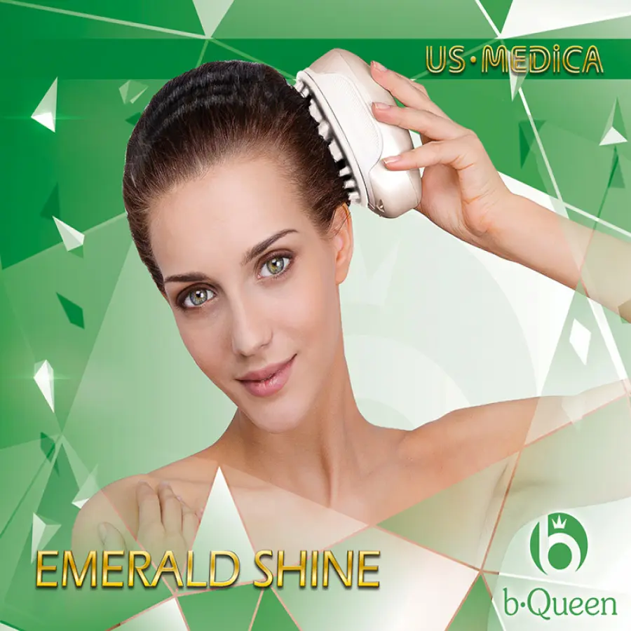 Прибор для массажа головы US-MEDICA Emerald Shine